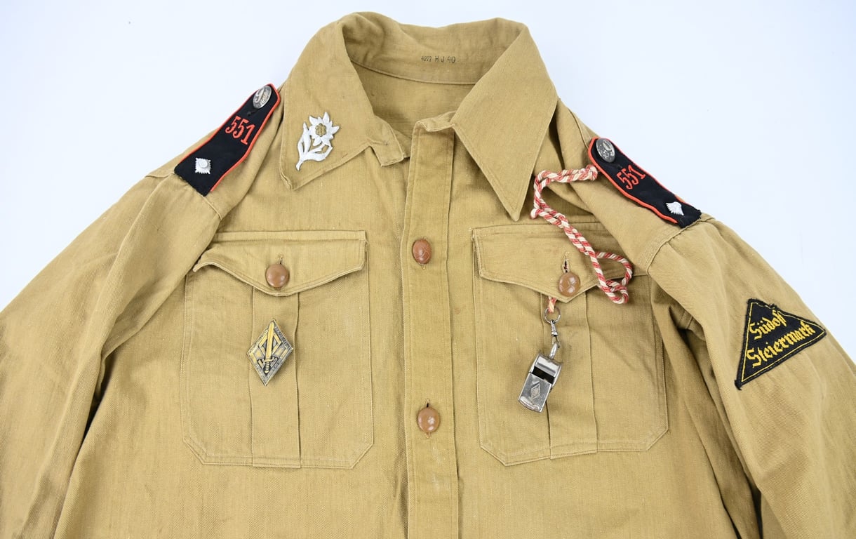 German Hitler Youth Clothing Grouping Judenberg/Steiermark