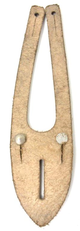 German WH CAG 1943 Binocular Button attachment Leather