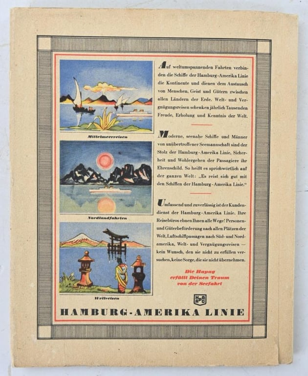 German Third Reich 1936 Olympics Programm Book