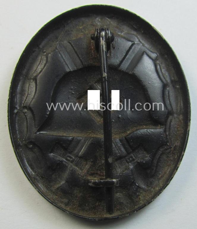 Neat - albeit non-maker-marked and magnetic! - example of a black-class wound-badge (or: 'Verwundeten-Abzeichen in Schwarz') that comes in an overall nice- (ie. I deem just moderately used-), condition
