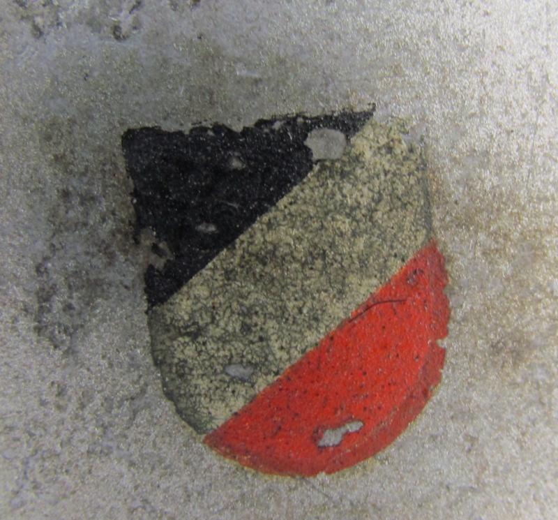 Wehrmacht (Heer) double decal miniature wedding helmet