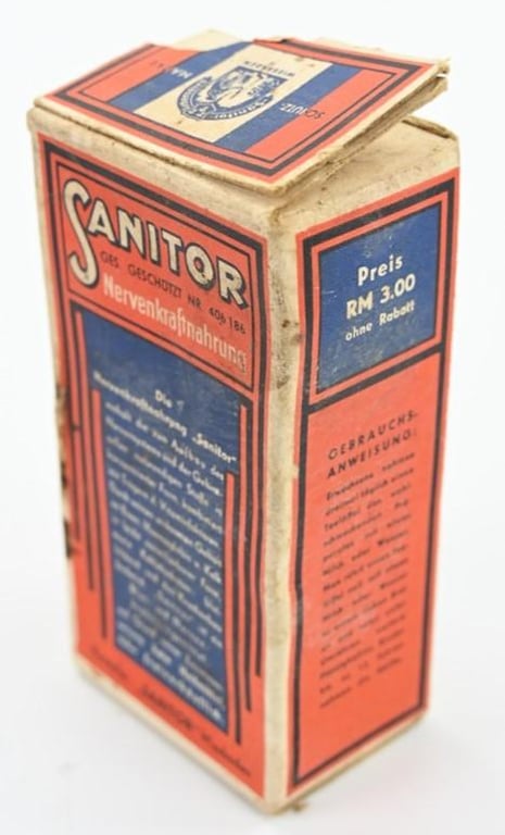 German Third Reich Era Tin Can of 'Sanitor'