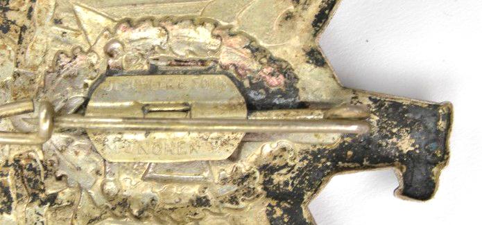 German NSKOV Visor Cap Badge
