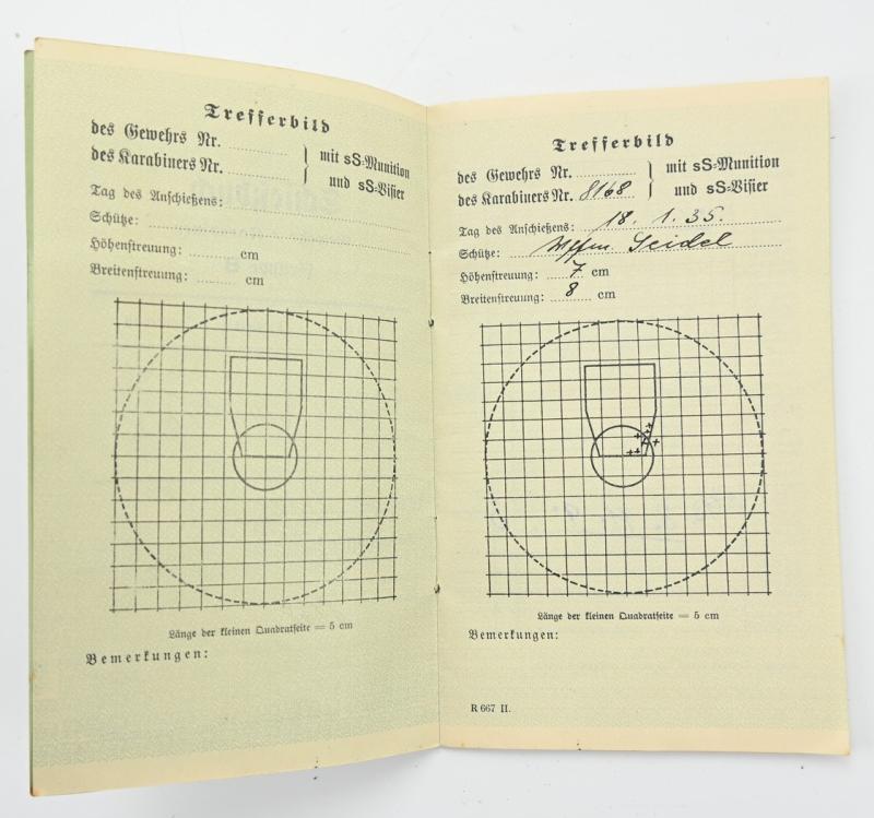 German WH Shooting Booklet