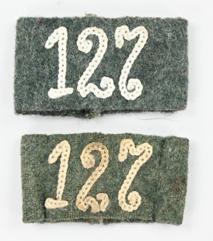 German WH Shoulderboard Slip-ons 'I.R.127'