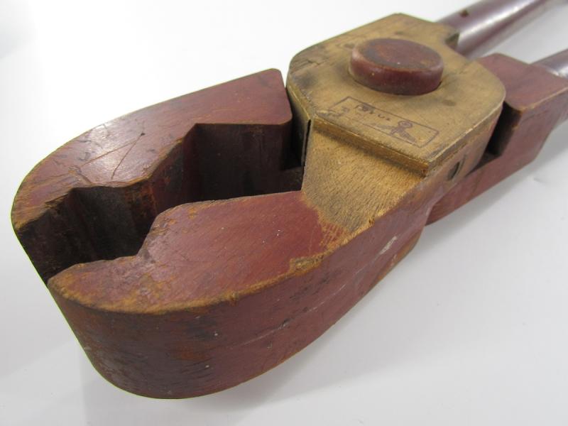 Wehrmacht Pioneer Wooden High Voltage Pliers In a Bag