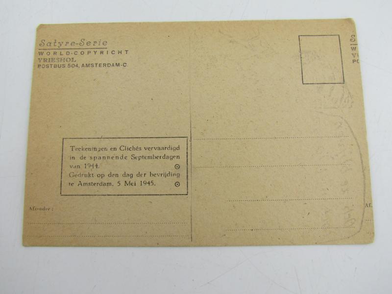 WW II, Satyre series, Vrieshol, 1945, Propaganda