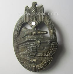 'Panzerkampfabzeichen in Bronze' (or: bronze-class panzer-assault badge or...
