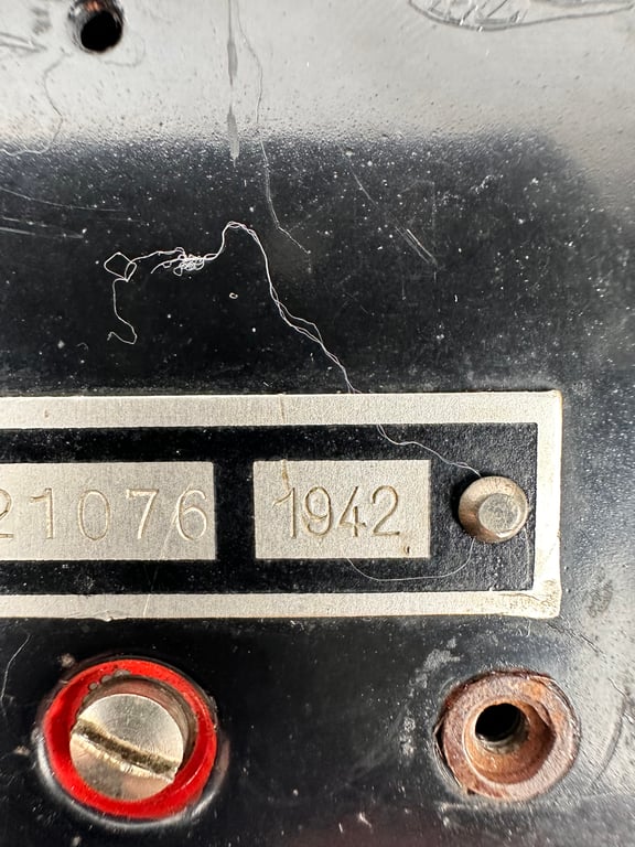 Wehrmacht "Bakelite" Field Telephone with Dial 1942