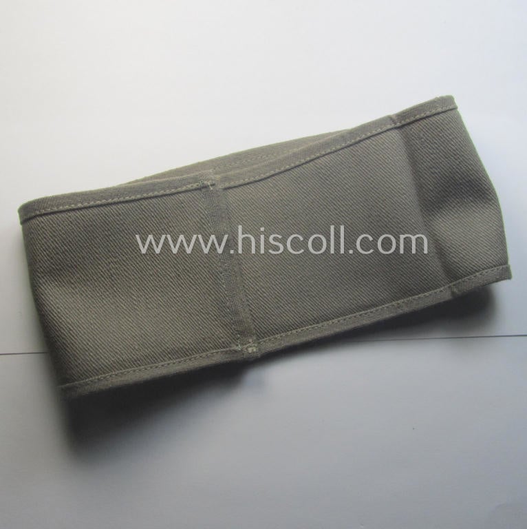 Greyish-coloured- and/or typical linnen-based example of an early-pattern- (ie. 'Deutsches Reichsheer'-) related armband entitled: 'Deutsches Reichsheer' (being of the entirely printed-type)