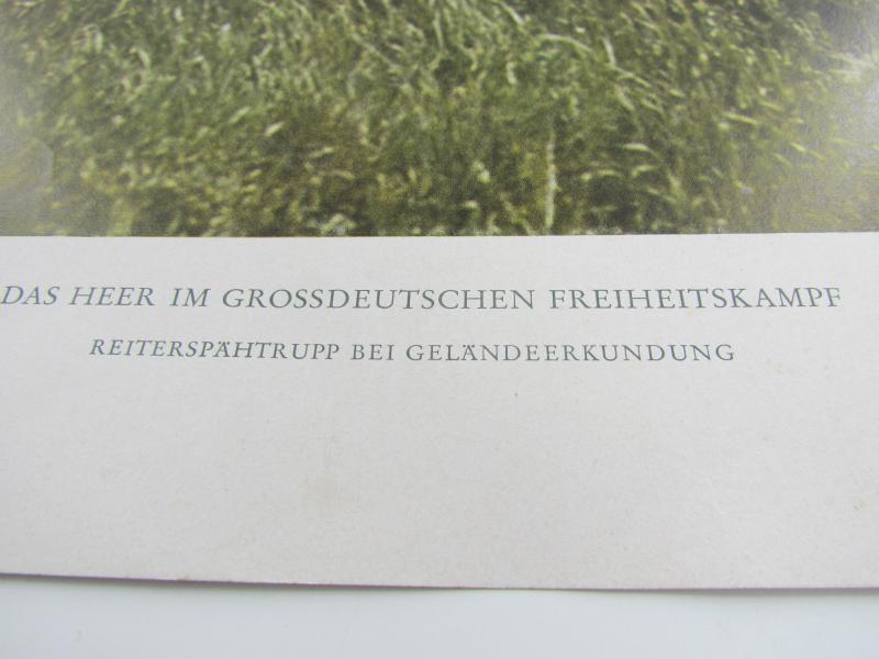 German.Printed Photo,”Das Heer Im Grossdeutschen Freiheitskampf