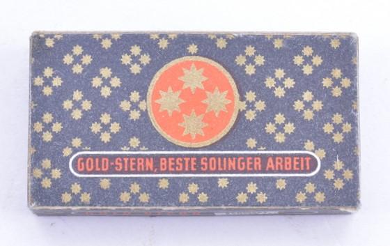 German Third Reich Era 'Gold-Stern' Razorblades