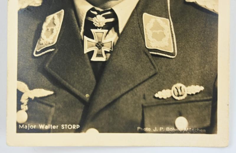 German LW Portrait Picture 'Major Walter Storp'
