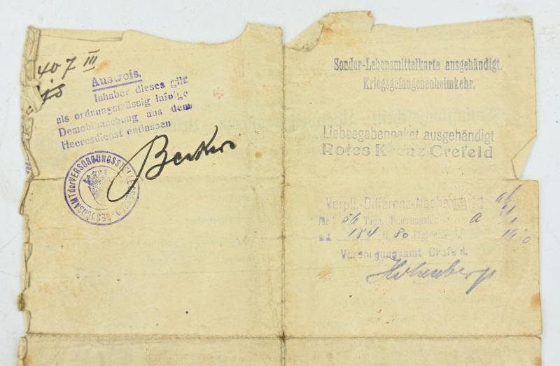 German WH Wehrpass WW1 Veteran