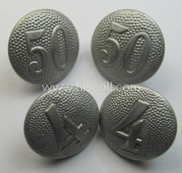 Various pairs of matching, bright-silver-coloured WH (Heeres o....