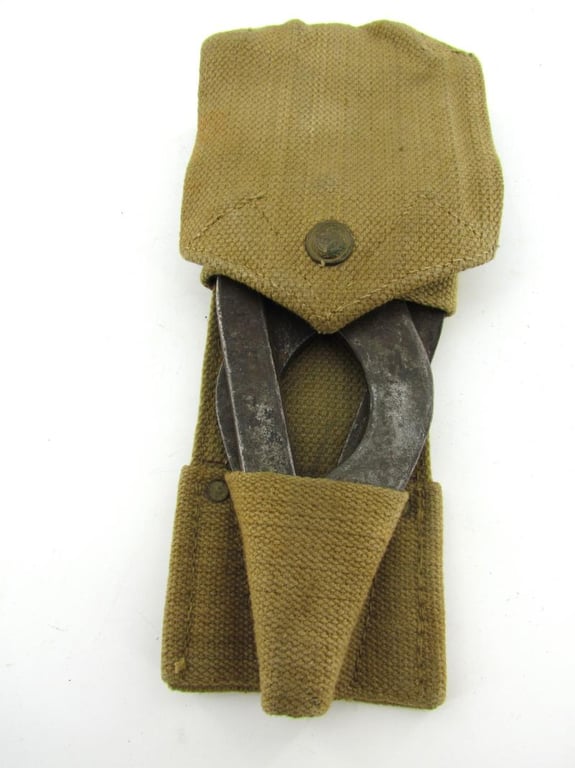 British WWII Wire Cutter in Webbing Cover