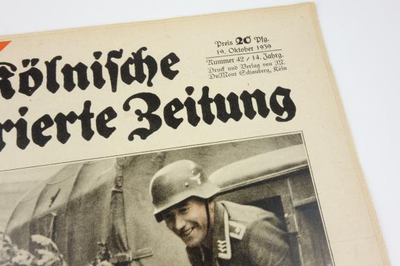 German Magazine “kölnische illustrierte zeitung" 19 Oktober 1939