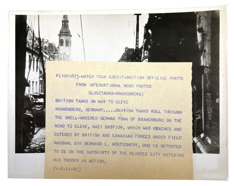 British WW2 Operation Veritable Press Photo