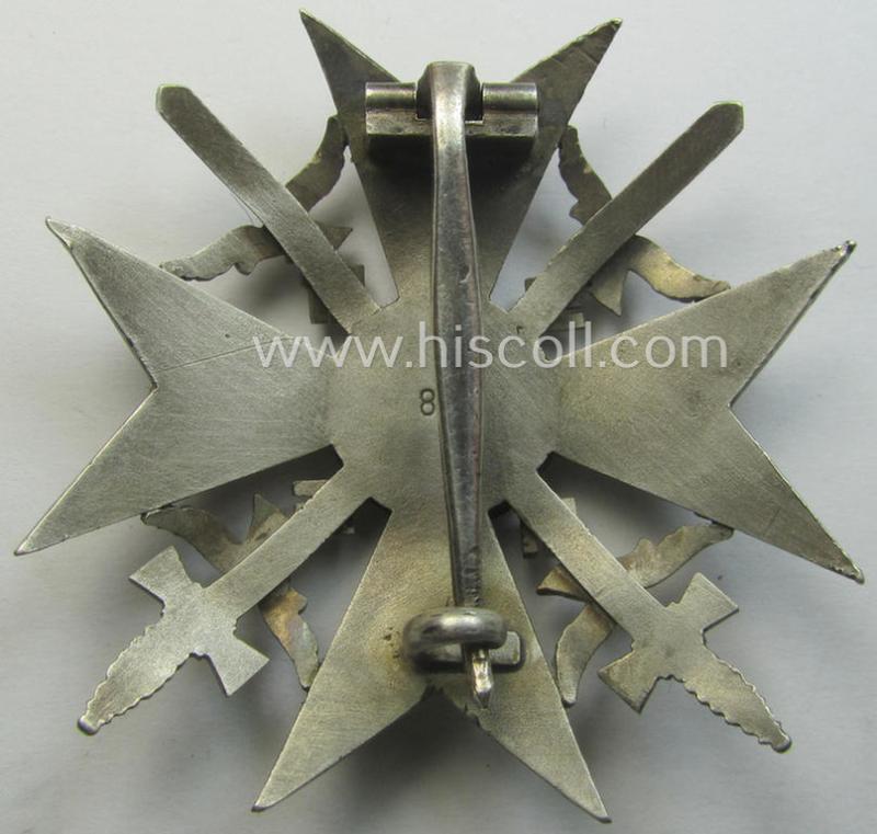 'Spanienkreuz mit Schwerten in Silber' being a clearly maker- (ie. '835'-) marked example that was (I deem) produced by the maker (ie. 'Hersteller') 'Wilhelm Deumer'