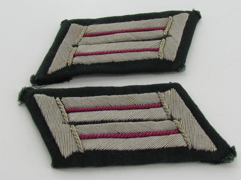 Wehrmacht ( Heer ) Nebelwerfer ( Smoke Troops ) Officers Collar Tabs