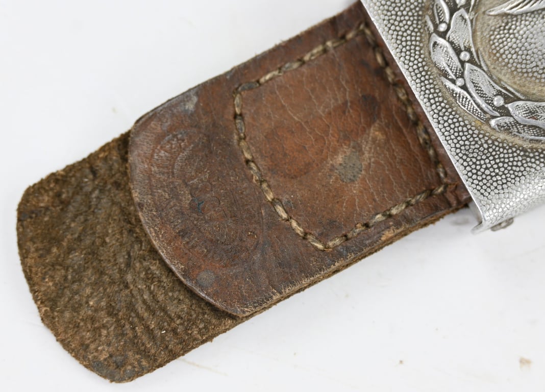 German LW Crank Catch Beltbuckle with Tab 1937