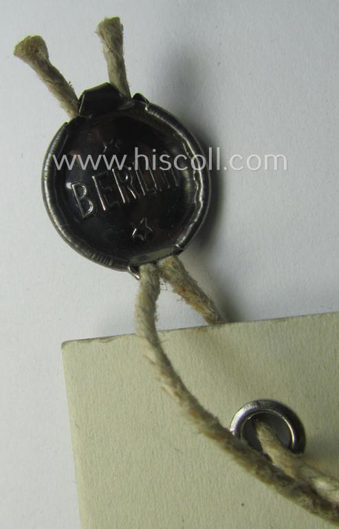 Interesting - and possible unique! - single, TR-period (ie. 1936-dated) 'Schutzenverein'-related (NCO-type) shoulderstrap being a so-called: 'Müsterstück o. Hausmuster' by the company: 'Thiele & Steinert A.G.'