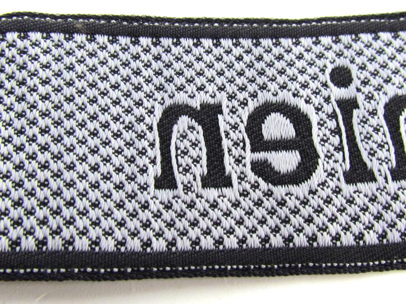 Waffen SS "Wallonien" BeVo Cufftitle