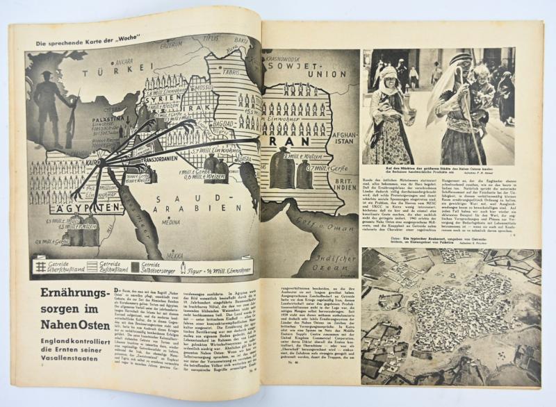 German Third Reich Magazine 'Die Woche' 1943
