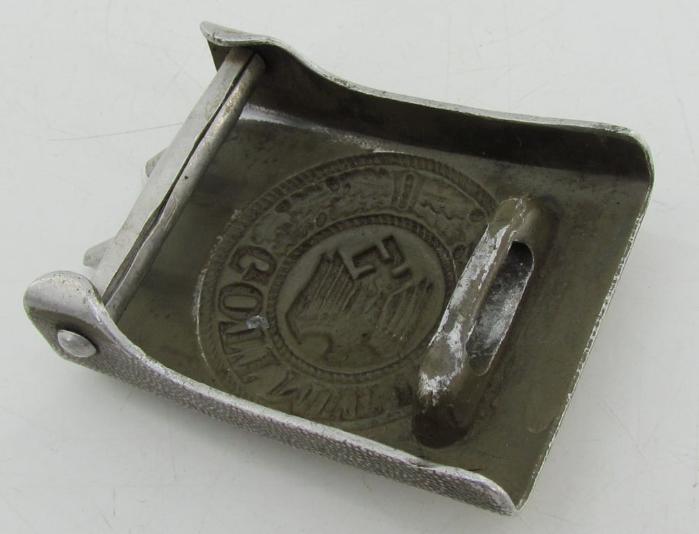 Wehrmacht (Heer) Aluminum Belt Buckle (Green)