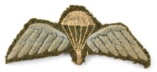 British WW2 Paratrooper Qualification Wing