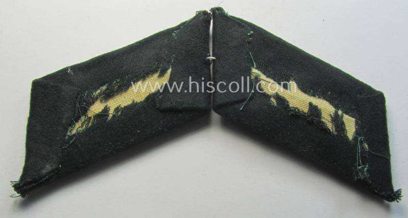 Pair of WH (Heeres) collar-tabs (ie. 'Kragenspiegel für Offiziere'): 'Offizier der Pionier-Truppen'