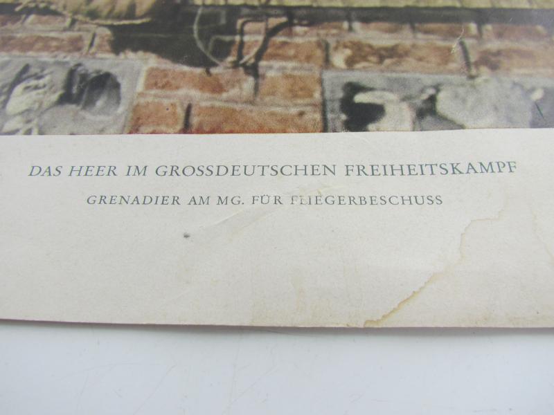 German.Printed Photo,”Das Heer Im Grossdeutschen Freiheitskampf