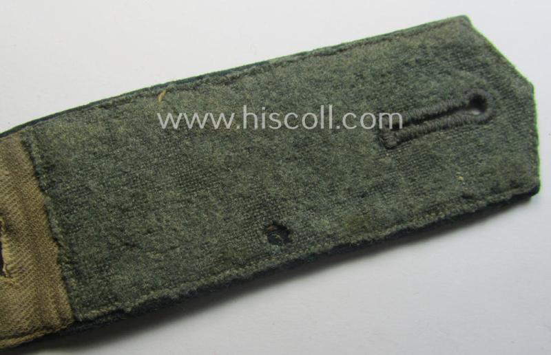 Single, WH (Heeres) EM-type 'cyphered' shoulderstrap: 'Soldat des Nachrichten-Abteilungs 40'