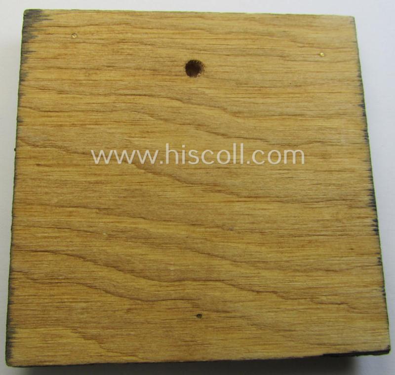 WH (Kriegsmarine) related commemorative-plaque (ie. 'Erinnerungs- o. nichttragbare Plakette') entitled: 'Standort-Segel-Wettfahrten - Ehrenpreis'