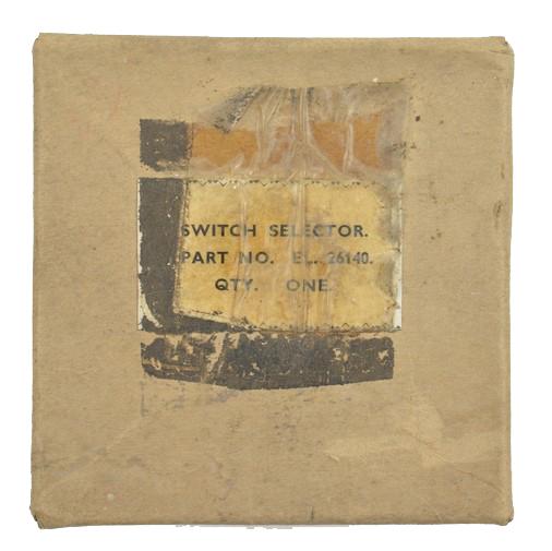 British WW2 Bomb Selector Release Panel in Box