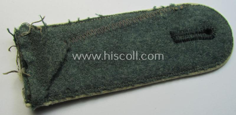 Single, WH (Heeres) EM-type 'cyphered' shoulderstrap: 'Soldat des Infanterie-Rgts. 64'