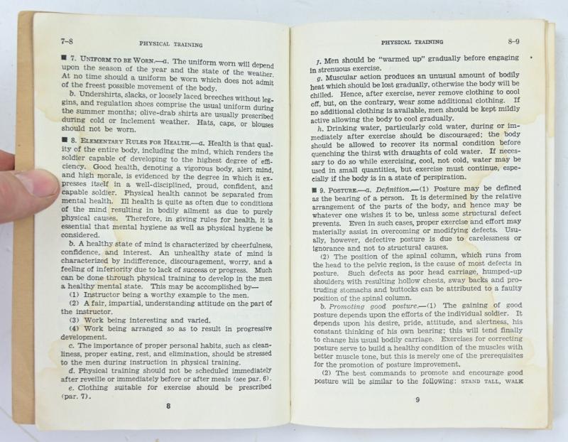 US WW2 FM21-20 Physical Training Field Manual