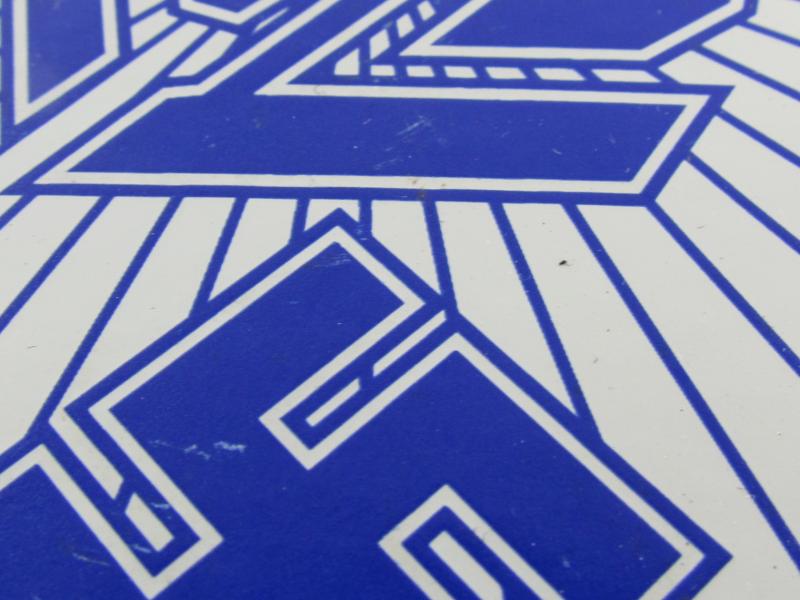 Enamel Sign RLB Blockwart Reichsluftschutzbund ( Reproduction? )