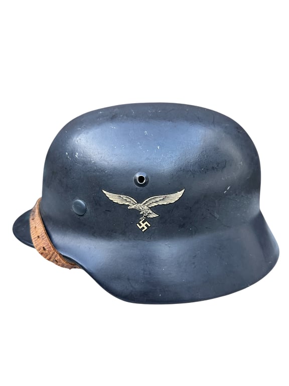 WW2 German Luftwaffe Double Decal Helmet 'EF68'