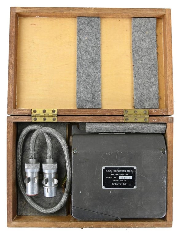 British WW2 G.G.S. MK3 Recorder in Case