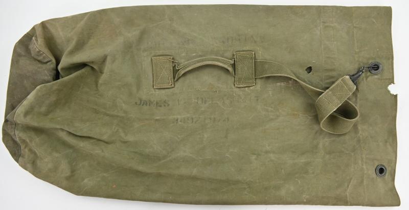 US WW2 Named Kit-Bag 2nd Armoured Division