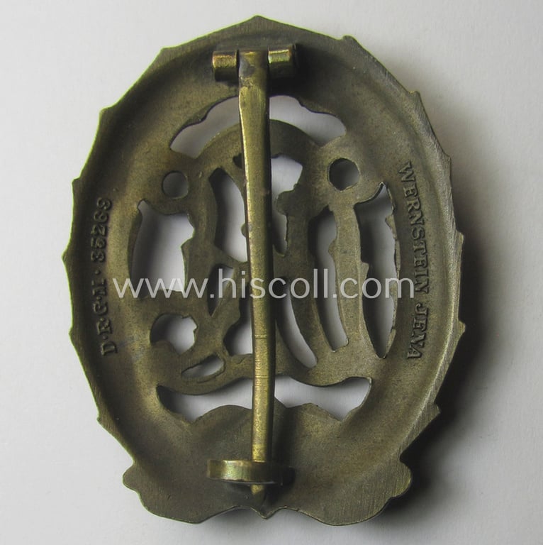 'Reichssportabzeichen DRL in Bronze' by the: 'Wernstein'-company