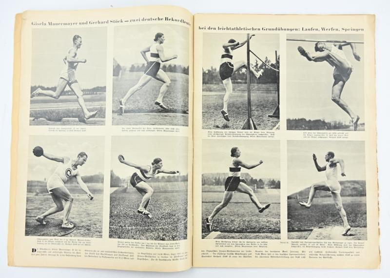 German Third Reich Olympic Magazines 'Berliner Illustrierte Zeitung