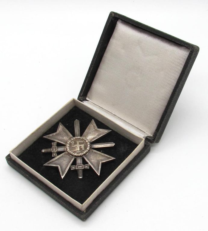 War Merit cross (KVK) first class “1” in Case