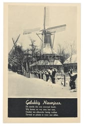 Dutch WW2 Postcard US Fieldpost