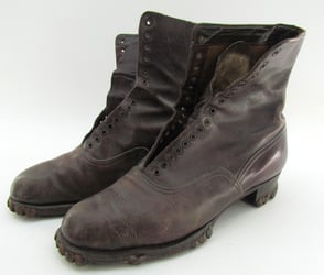 Pair of German Women's High Lace-Up Boots