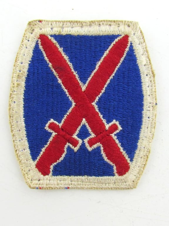 US WWII 10th Mountain division patch
