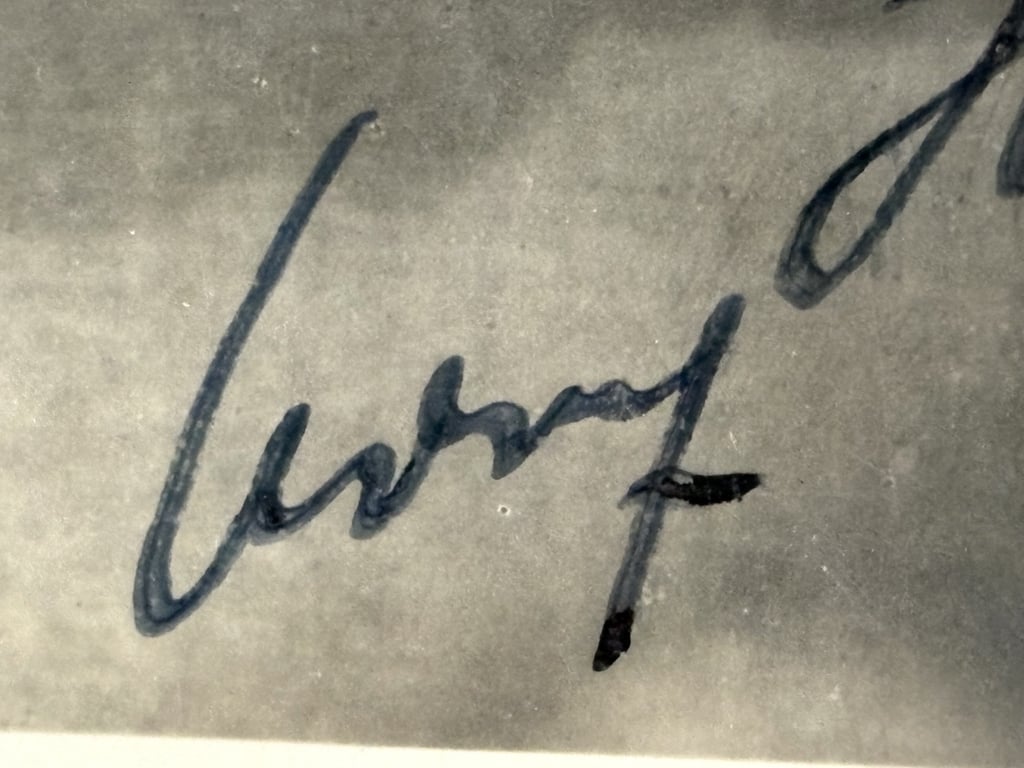 Extremely Rare Early 1920s Authentic Adolf Hitler Hand Signed Ink Signature on a Hoffmann Postcard.