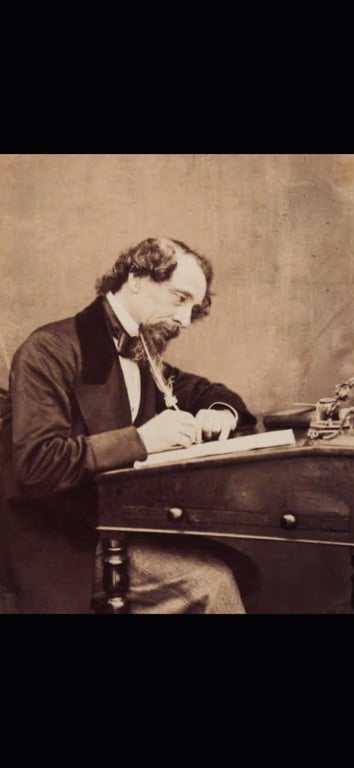 AUTHENTIC ORIGINAL HAND SIGNED CHARLES DICKENS ENVELOPE 1860.