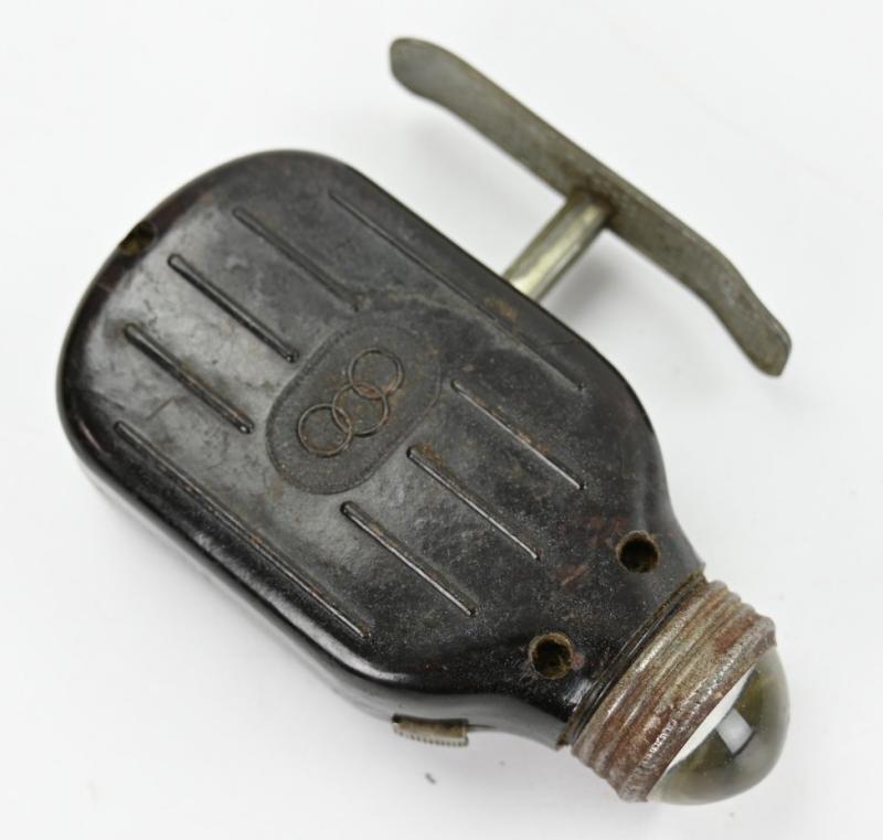 German WH Bakelite Pump Flashlight